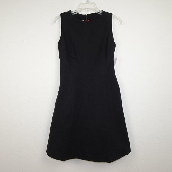 Spanx Perfect Fit & Flare Dress Women's Size S Black Stretch - Picture 3 of 11